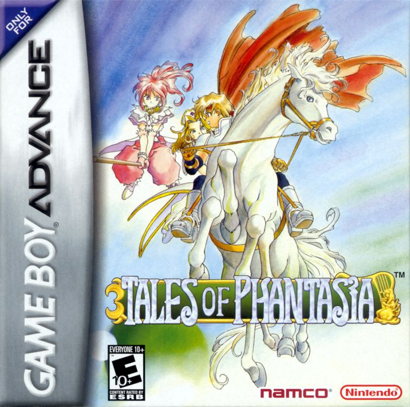 Tales of Phantasia box art for GameBoy Advance